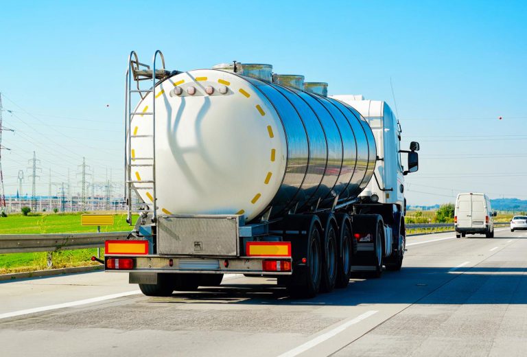 chemical transport truck